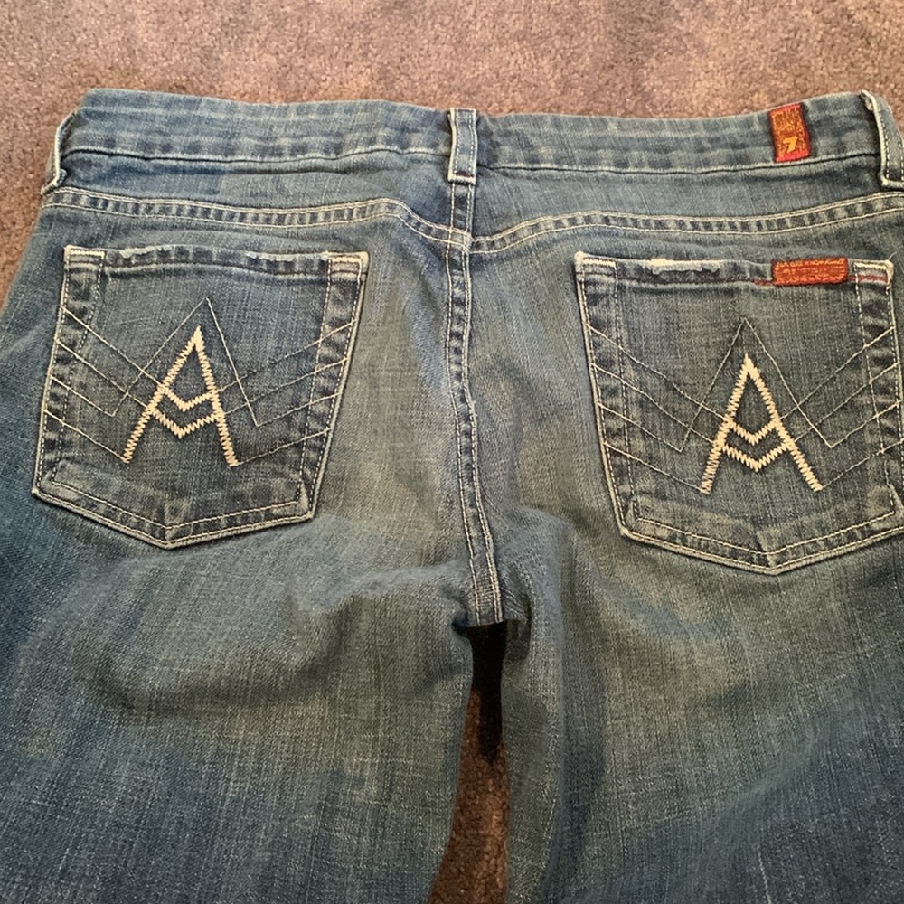 7 for All Mankind A Line Jeans - Picture 3 of 5